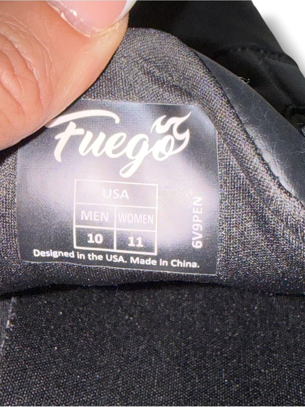 FUEGO Low-Top Dance Sneaker - Women’s 11 Black/White - Picture 16 of 16